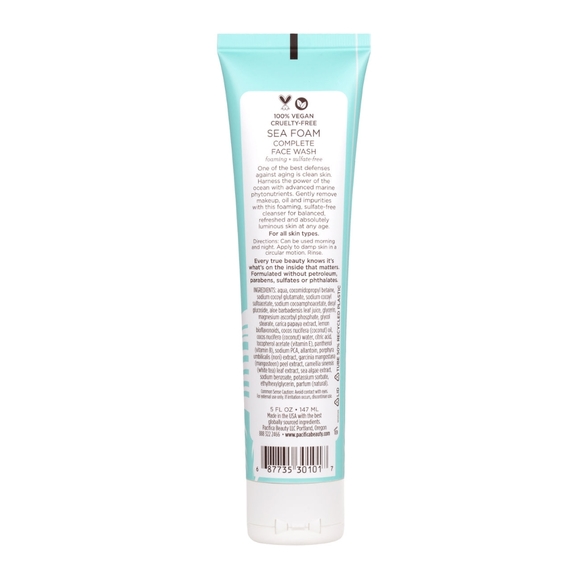 BUNDLE OF 2 PACIFICA Sea Foam &  Kale Detox Face Wash Cleanser - Picture 3 of 5